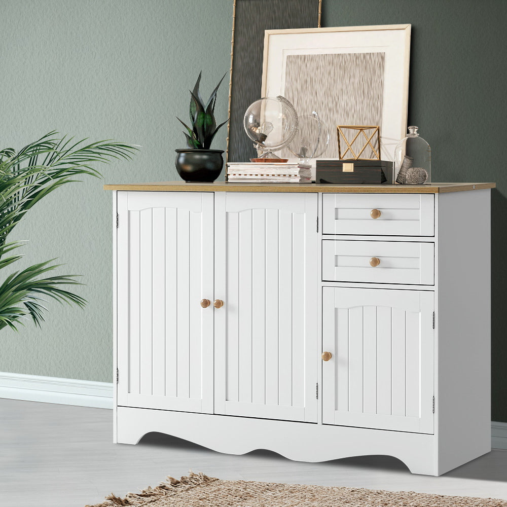 Artiss Buffet Sideboard Storage Cabinet Kitchen Cupboard Drawer Table Hallway