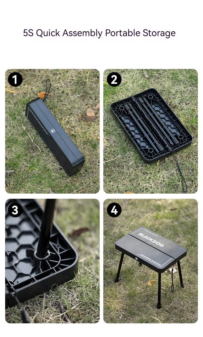 BLACKDOG Camping Table – Portable & Durable Outdoor Table for Camping