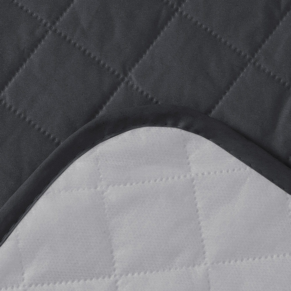 Artiss Sofa Cover Quilted Couch Covers 100% Water Resistant 3 Seater Dark Grey