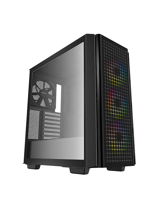 DEEPCOOL CG540 ATX Mid-Tower Case, Tempered Glass, Supports Mini-ITX / Mico-ATX / ATX / E-ATX, 2x 3.5', 2x 2.5', 7 Slots, 2x USB 3.0, 1x Audio