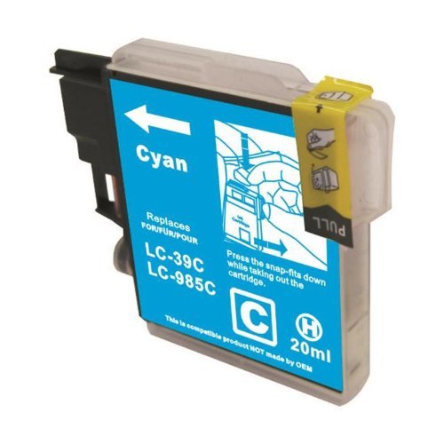 Compatible Premium Ink Cartridges LC39C Cyan Cartridge - for use in Brother Printers