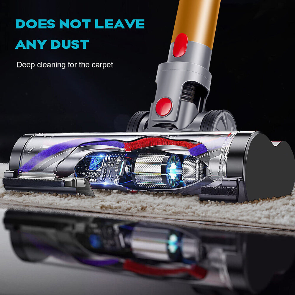 Turbo Brush Roller Head Electric Floor Carpet Head LED For Dyson V7 V8 V10 V11