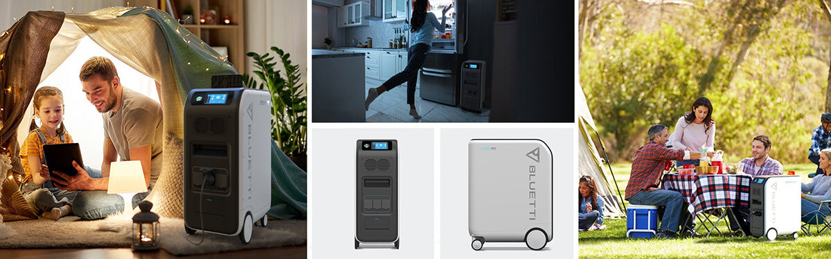 BLUETTI EP500Pro Solar Power Station | 3,000W 5,100Wh