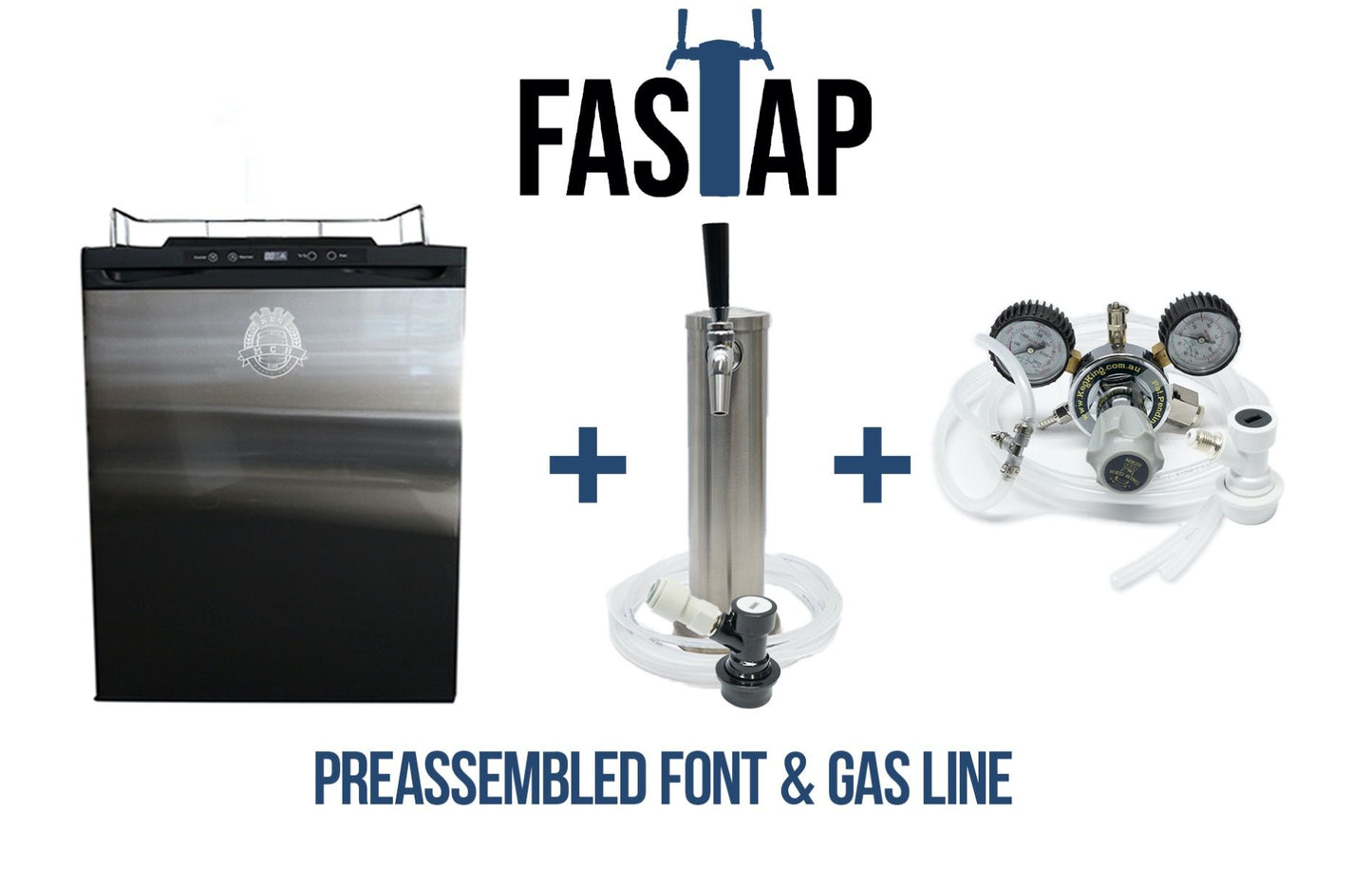 Keg King - Kegmaster Series 4 Kegerator - Fastap Triple Tap