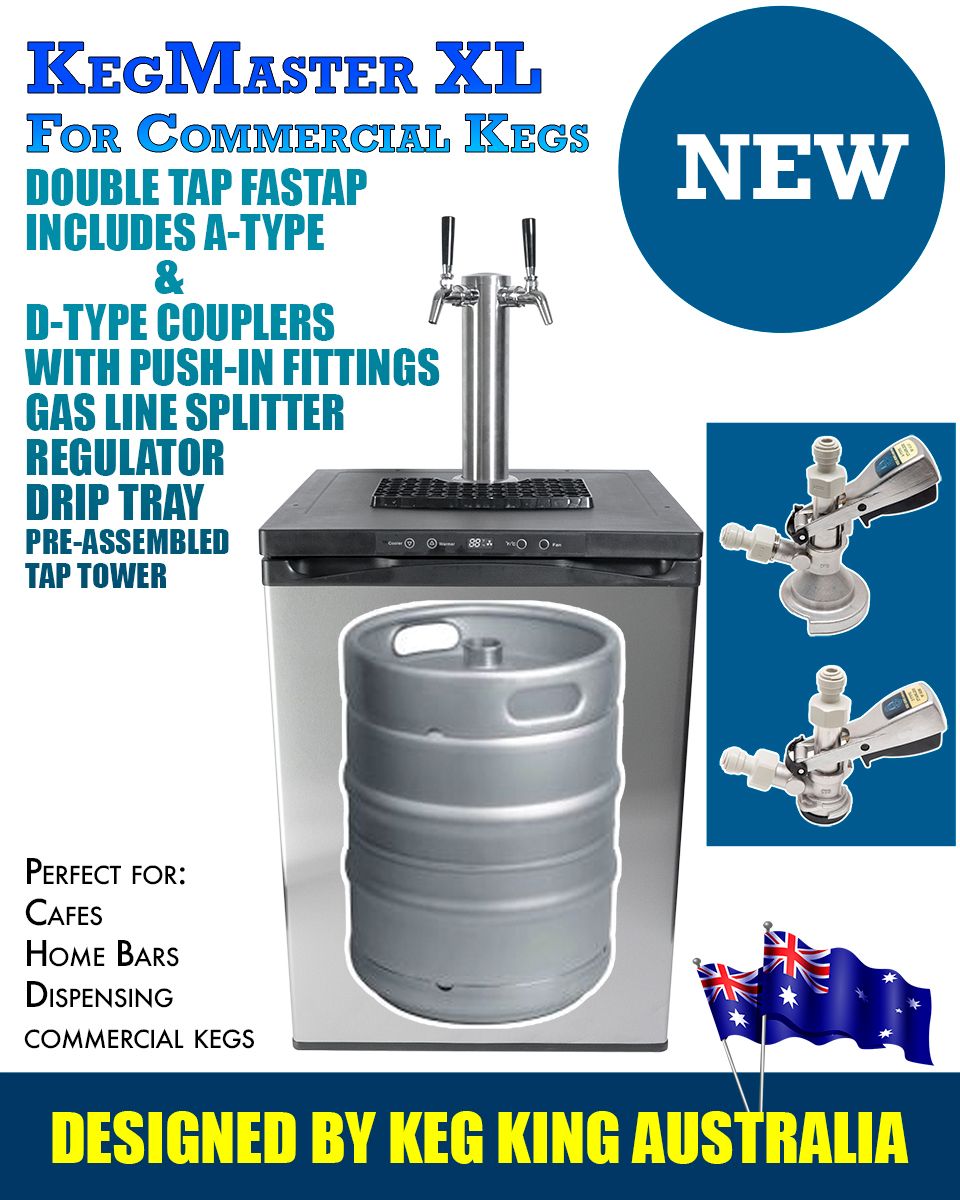 Keg King - Kegmaster Series XL - Fastap Double Tap With Couplers