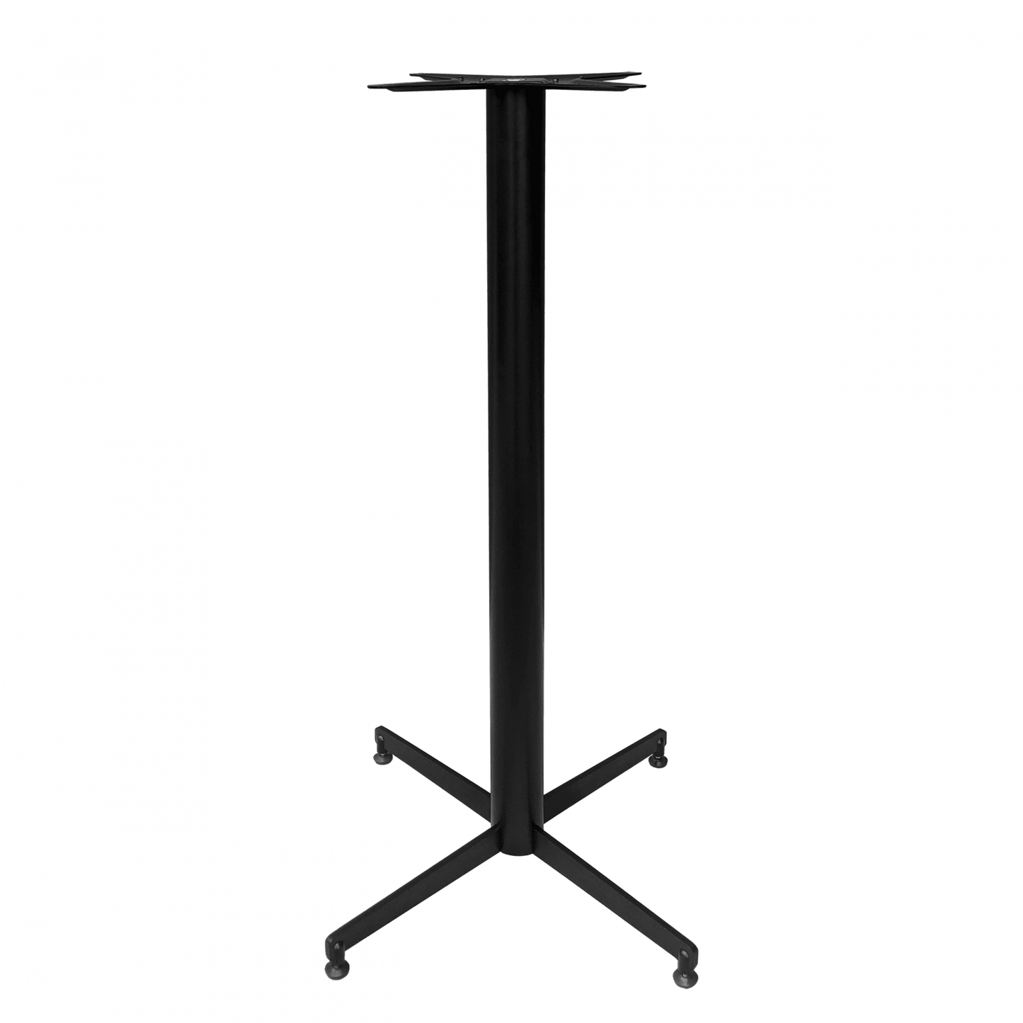 Stockholm Bar Base - Round Pole - Black