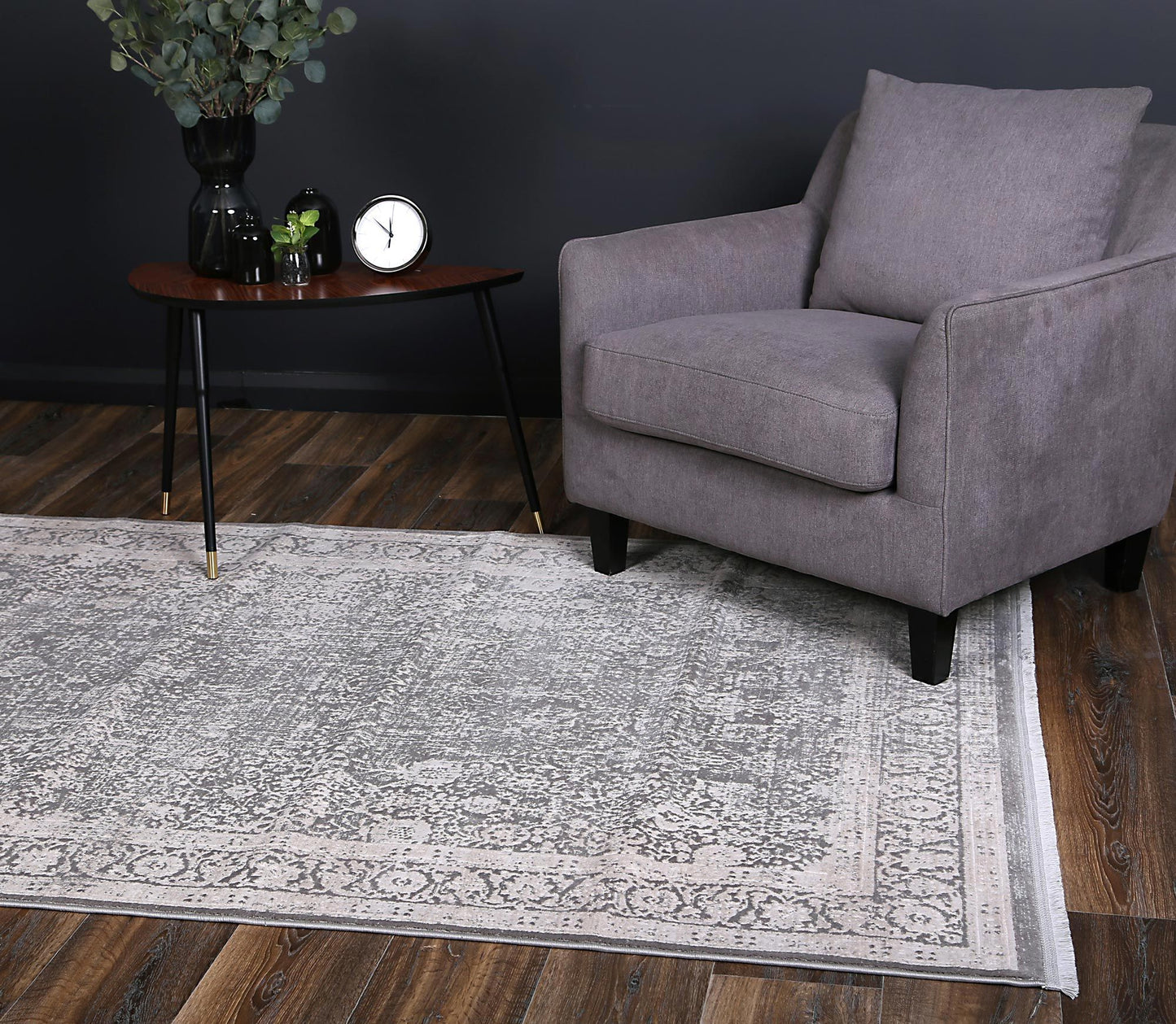 Rapsody Carmel Grey Rug 160x230 cm