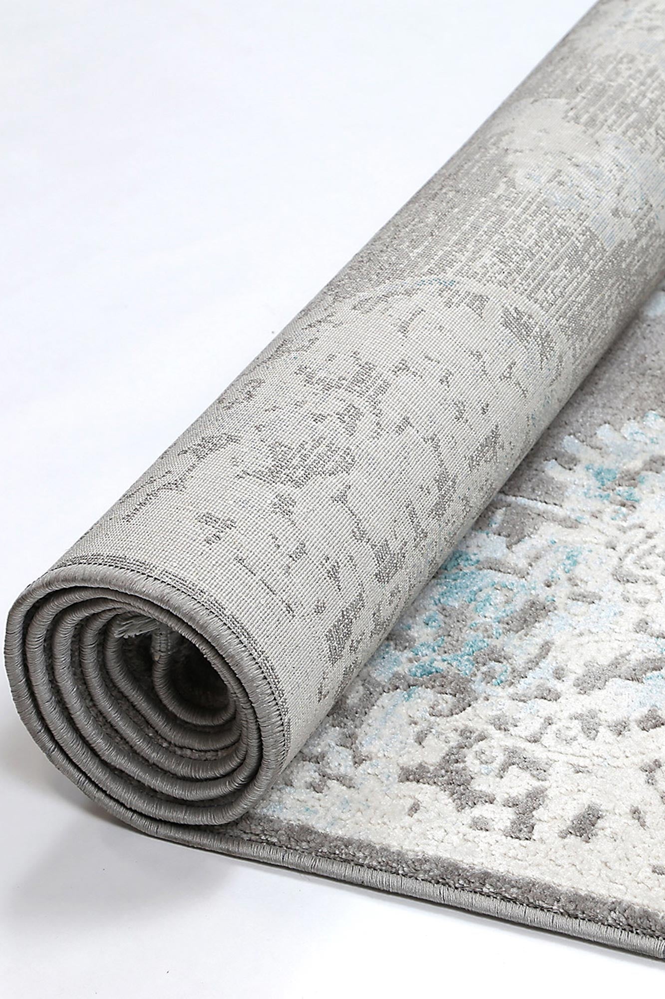 Rapsody Medallion Blue Rug 280x380 cm