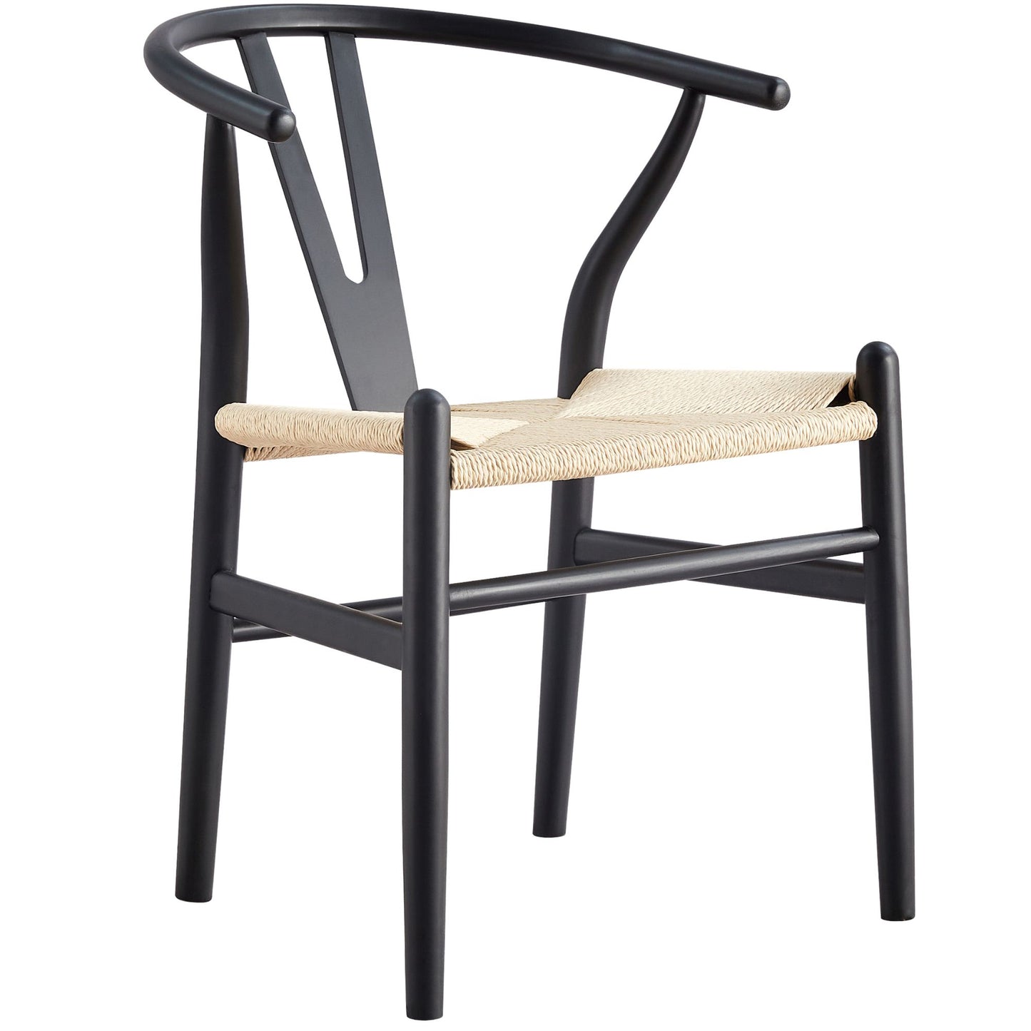 Petunia 9pc 210cm Dining Table Set 8 Wishbone Chair Elm Timber Wood Metal Leg