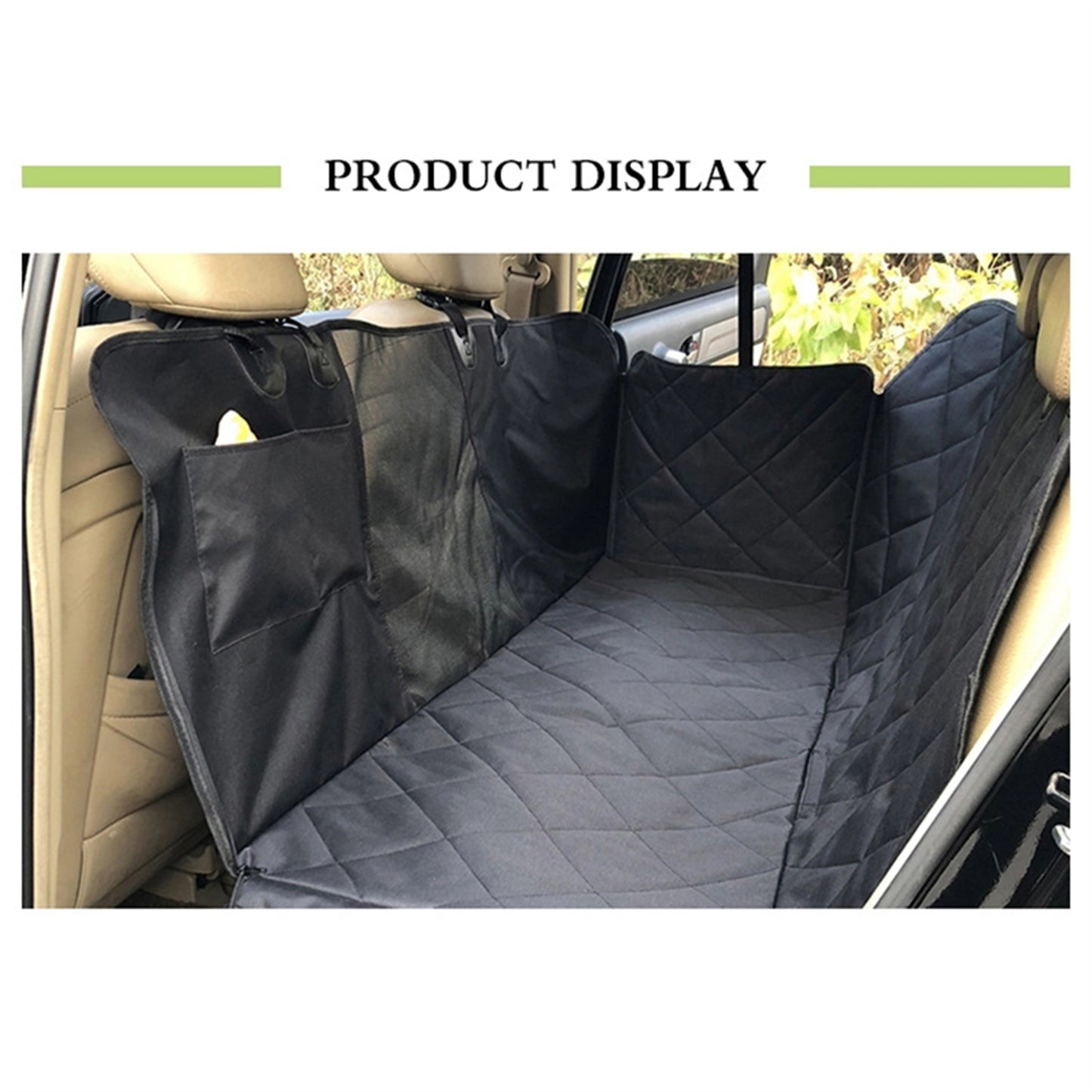 Pet Seat Cover for Dogs Car Back Seat Anti Dirty Waterproof Pet Hammock Mat