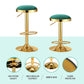 2x Artiss Bar Stools Kitchen Dining Chairs Velvet Padded Stool Green