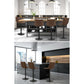 Artiss 2x Bar Stools Vintage Swivel Gas Lift Brown