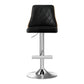 Artiss 4X Bar Stool Wood Swivel Adjustable Kitchen Counter Stool Leather Black