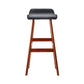Artiss 2x Bar Stools Wooden Stool Black