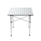 Weisshorn Folding Camping Table 70CM Roll Up Outdoor Picnic BBQ Aluminium Desk