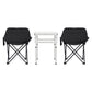 Weisshorn 3pc Camping Table Chair Set Outdoor Folding Aluminium Portable Picnic