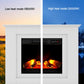 Devanti 2000W Electric Fireplace Mantle Portable Fire Log Wood Heater 3D Flame Effect White