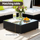 Gardeon 10PC Sofa Set with Storage Cover Outdoor Furniture Wicker