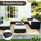 Gardeon 13PC Sofa Set with Storage Cover Outdoor Furniture Wicker