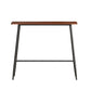 Artiss Bar Table Industrial Dining Desk High Wood Kitchen Shelf Wooden Cafe Pub