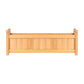 2x Green Fingers Raised Garden Bed 90x30x33cm Wooden Planter Box Raised Container Growing