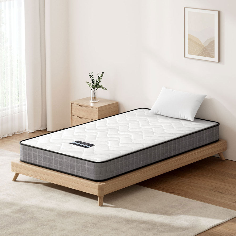 Giselle Mattress Medium Firm Mattresses Tight Top Bed Bonnel Spring 13cm SINGLE