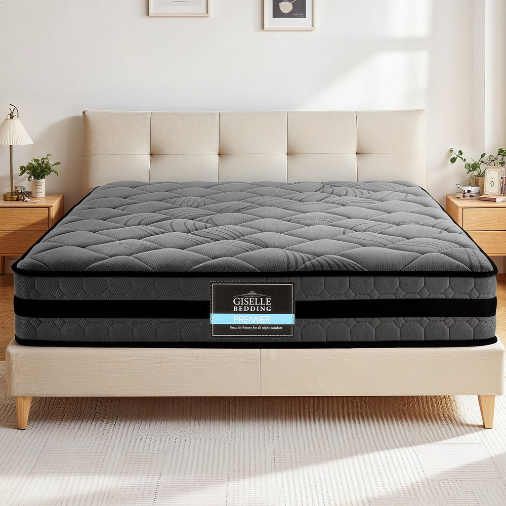 Giselle Bedding Wendell Pocket Spring Mattress 22cm Thick Queen