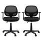 Artiss 2x Mesh Office Chair Computer Gaming Desk Chairs Work Study Mid Back Black