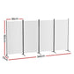 Artiss 4 Panel Room Divider Screen 345x180cm Fabric White