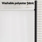 Artiss 4 Panel Room Divider Screen 345x180cm Fabric White