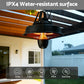 Devanti 2000W Electric Patio Heater Ceiling Mounted Hanging Heaters Remote