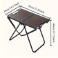 folding camping table, camping furniture, outdoor table, portable table, camping gear, Australian outdoors, picnic table, beach table, compact table, sturdy table-black