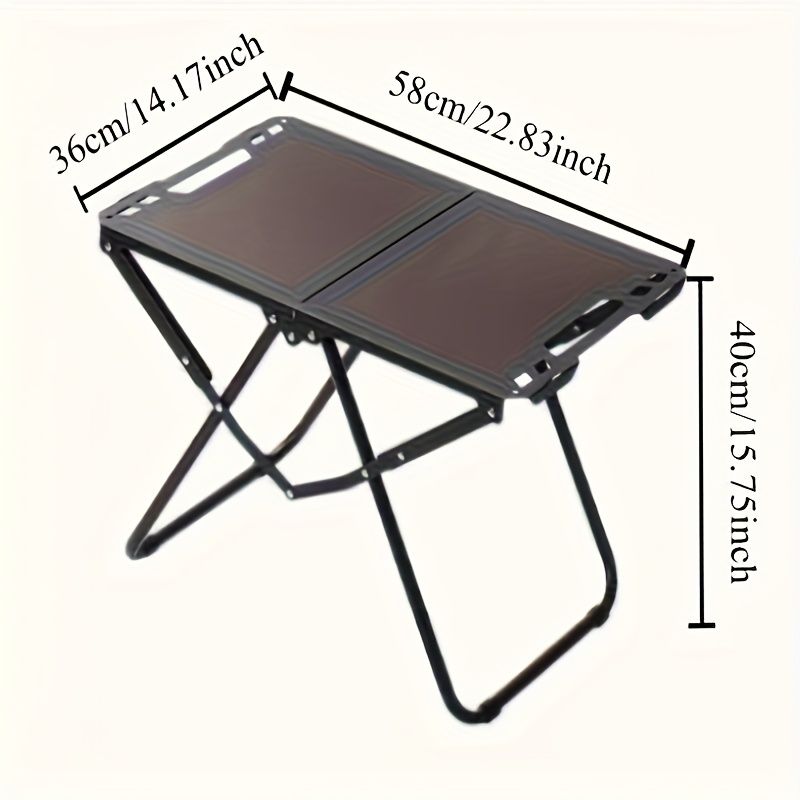 folding camping table, camping furniture, outdoor table, portable table, camping gear, Australian outdoors, picnic table, beach table, compact table, sturdy table-black