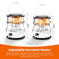 Portable Kerosene Heater Lift-Up Heater Indoor Outdoor Heater Camping Heater - White - Size set