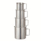 SUS304, outdoor cup set, camping cups, stainless steel cups, outdoor drinking vessels, mesh storage bag, Australian camping gear, family camping cups, stainless steel tumblers, picnic cups