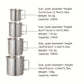 SUS304, outdoor cup set, camping cups, stainless steel cups, outdoor drinking vessels, mesh storage bag, Australian camping gear, family camping cups, stainless steel tumblers, picnic cups