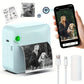Portable Photo Printer Wireless Photo Printer Black And White Photo Printer - White - Size 01