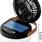 Camping Light with Fan, Portable Hanging Lamp for Tent, IPX4 Waterproof, 4 Mode Light Camping Lantern and 3 -Speed Quiet Fan,USB & Auxiliary Solar Charging，for Camping/College Dorm (Army Green)
