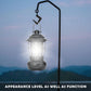 Rechargeable Camping Lantern – Retro Camping Lamp – Dimmable COB Hanging Light for Tent, Camping, Fishing, Hiking, etc. – Black