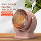 Desktop Warm Air Circulation Heater Quiet Adjustable Angle Space Heater