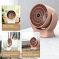 Desktop Warm Air Circulation Heater Quiet Adjustable Angle Space Heater