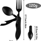 3-In-1 Camping Cutlery - Knife, Fork, Spoon - Foldable Camping Cutlery Multitool - Collapsible - Camping Cutlery - Camping Cutlery - Folding Cutlery - Gift For Men & Women