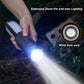 Camping Lamp - Tent Lamp - Rechargeable Telescopic Camping Light - Outdoor - LED Lamp - Hangable - Rechargeable - With Hook and Flashlight - For Camping, Hiking, Power Outages, Emergencies - Black - 1 Piece