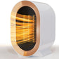Electric Heater - Indoor Electric Heating - Fan Heater - 800W or 1200W - Heater - Socket -  Portable Indoor Heaters - With Adjustable, Overheating Protection, Shut-off Upon Discharge - White
