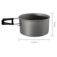 3 pieces - Cooking set - Camping Cooking set - Cookware - Camping Pan Set - Camping Cookware Kit - Kitchenware set - saucepan, pan, teapot - for 2-3 persons - for Outdoor Picnic Camping Hiking - Foldable - aluminum