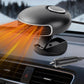 Car Heater, Car Heater 2-in-1 Fast Heating and Cooling Car Heater Defroster, Automatic Heating Fan, 12.5 x 6 cm, 12V, 150W, Black