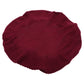 Ortofally Bar Stool Covers Stretchy Round Chair Covers Slipcover Washable Stool Cushion Elastic Bar Chair Covers Grey 27.5X17.5X6CM Dark Red