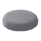 Ortofally Bar Stool Covers Stretchy Round Chair Covers Slipcover Washable Stool Cushion Elastic Bar Chair Covers 2.50X1.50X1.00CM Grey