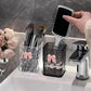 Desk organizer - Organizer - Storage basket - Storage box - Desk accessories - Desk organizer pen tray - Desk organizer pen tray - Bathroom cabinet - Bathroom furniture - Bow - Transparent white - 1 piece