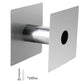 2.36'' Stainless Steel Vent Wall Thimble for Indoor Gas Water Heater Thickening Stainless Steel Vent Wall Thimble,for Indoor Gas Tankless Water Heater,Ideal for Home Heating and Bathroom Setups